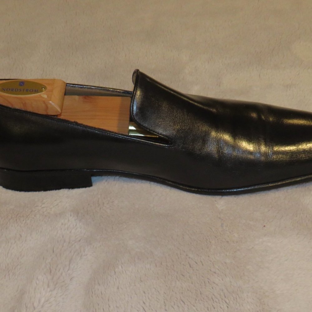 Berluti Atelier Sur Mesure Bespoke Black Leather Venetian Loafers US 11 UK 10 - Picture 5 of 10